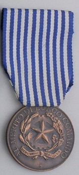 Medal of Honour for Long Command in the Military, in Bronze Obverse