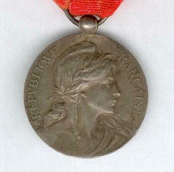 Silver Medal (stamped "CH MAREY," 1902-1925) (Silver) Reverse