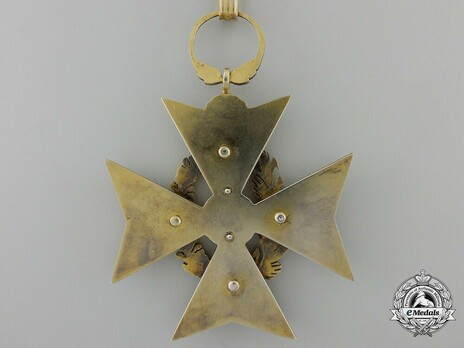 Order of Agricultural Merit, Type I, Grand Officer's Cross Reverse