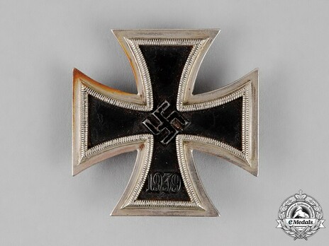 Iron Cross I Class, by P. Meybauer (early pin, marked) Obverse