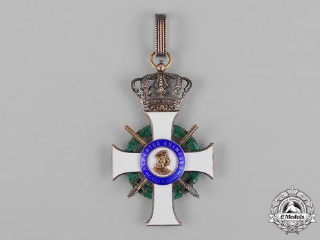 Albert Order, Type II, Military Division, II Class Commander Obverse