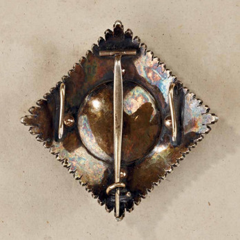 Order of the Red Eagle, Type IV, Civil Division, II Class Breast Star (with diamonds) Reverse