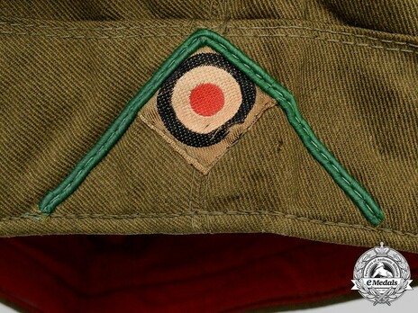 Afrikakorps Heer Mountain Field Cap M35 Soutache Detail