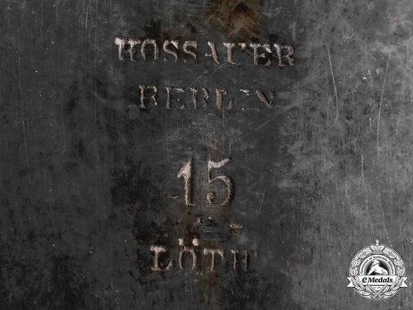 Order of the Red Eagle, Civil Division, I Class Breast Star (with oak leaves, with smooth rays) Maker Mark