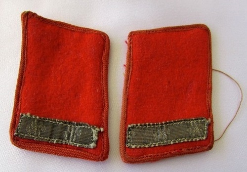 NSDAP Mitarbeiter Type III Gau Level Collar Tabs Obverse