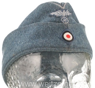 Reichsbahn 2nd Pattern Enlisted Ranks Field Cap (without soutache) Profile