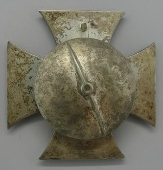 Iron Cross I Class, by Funcke & Brüninghaus (L/56, screwback) Reverse