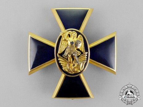 Royal Order of Merit of St. Michael, Honour Cross (in gold) Obverse