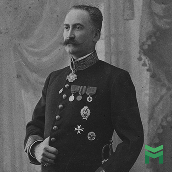 An Unknown Soldier wearing an Order of St. Anne