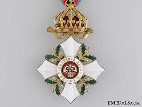 Order of Civil Merit, Type II, IV Class Officer (1908-1944) Obverse