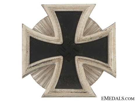 Iron Cross I Class, by W. Deumer (clamshell screwback) Obverse