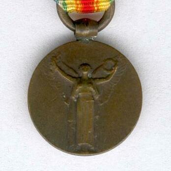 Miniature Bronze Medal (stamped "A. MORLON") Obverse