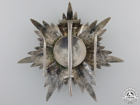 II Class Commander Breast Star (with couchant lion) Reverse