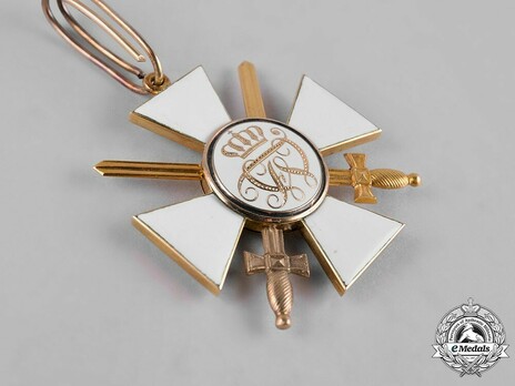 Order of the Red Eagle, Type IV, Military Division, II Class Cross Reverse