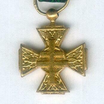 Miniature Gold Cross Obverse