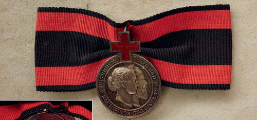 Karl-Olga Medal for Merit in the Red Cross, in Silver Obverse