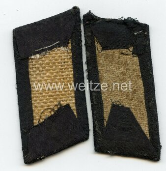 RAD 2nd Pattern Obertruppführer & Truppführer Collar Tabs Reverse