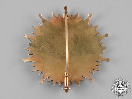 Grand Officer Breast Star Reverse