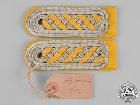 German Water Protection Police Meister Type II Shoulder Boards Obverse