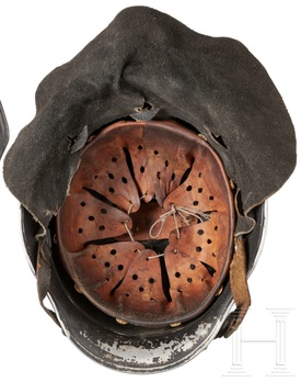 Firefighters Steel Helmet (with comb and neck protector) Interior