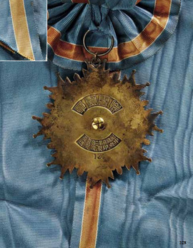Order of the Propitious Clouds, I Class Sash Badge