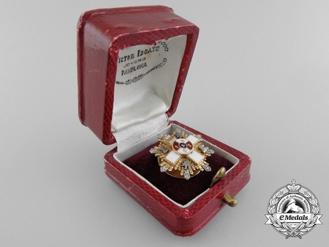 Miniature 3rd Class Breast Star (gold and diamonds) Obverse