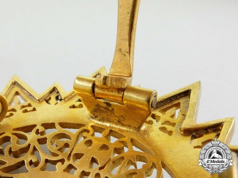 Order of the Star of Ethiopia, Grand Cross Breast Star (in Bronze gilt) Reverse Detail