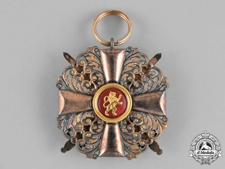 I Class Knight with Swords (in silver gilt) Reverse