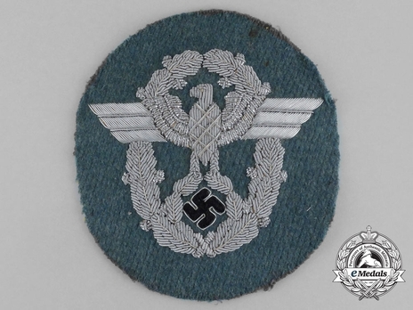 Firefighters Officer Green Uniform Sleeve Eagle Obverse