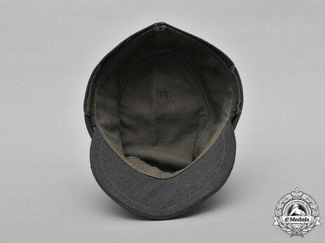 Waffen-SS NCO/EM's Visored Field Cap M43 (single button version) Interior