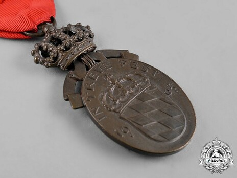 Prince Regent Luitpold Medal, Bronze Medal (with crown) Reverse