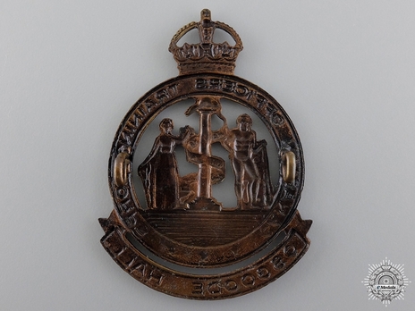 Osgoode Hall Canadian Officer Training Corps Officers Cap Badge Reverse