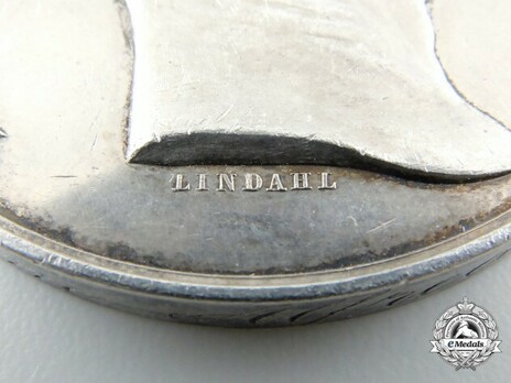 Medal for Saving Life from Drowning, in Silver, Type V Obverse Detail