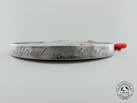 Medal for Saving Life from Drowning, in Silver, Type V Rim