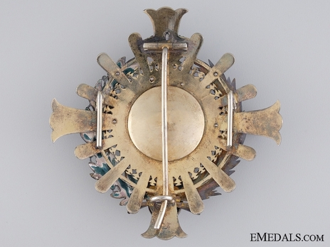 Grand Cross Breast Star (Silver) Reverse