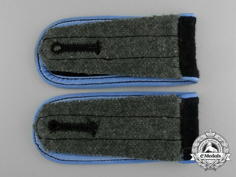 Waffen-SS Supply Troops Enlisted Ranks Shoulder Boards Reverse