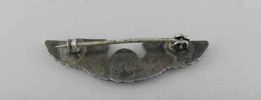 Miniature Basic Wings (with sterling silver) Reverse