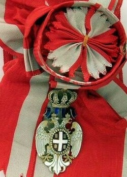 Order of the White Eagle, Type I, Civil Division, I Class Obverse