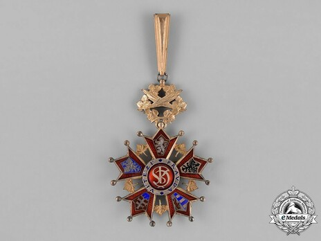 Order of the White Lion,Civil Division, II Class Grand Officer Neck Badge Reverse