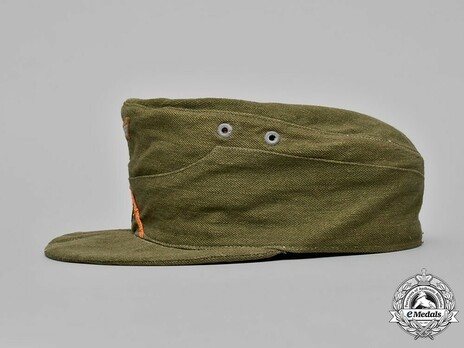 Afrikakorps Heer Field Police NCO/EM's Visored Field Cap with Soutache Left Side