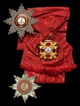 Order of Saint Alexander Nevsky, Type II, Civil Division, Set of Insignia, c.1835