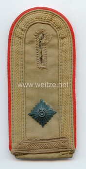 Afrikakorps Luftwaffe Anti-Aircraft/Artillery Feldwebel Shoulder Boards Obverse