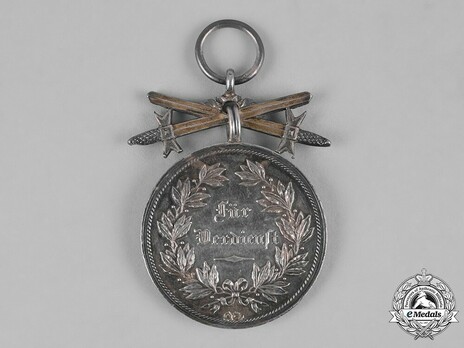 Merit Medal (Reuss-Lobenstein-Ebersdorf), in Silver Reverse