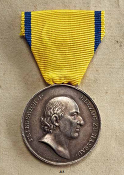 Bravery Medal, Type I, in Silver Obverse