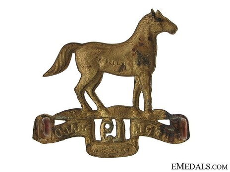 19th Alberta Dragoons Other Ranks Cap Badge Reverse