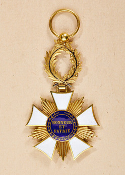 Cross for the Schools of the Legion of Honour, Type V, III Class Cross Reverse