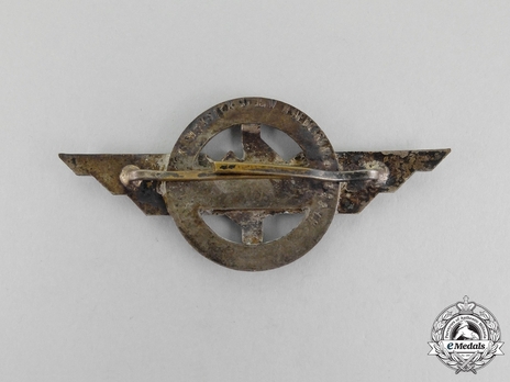 DLV Type A Metal Cap Insignia Reverse