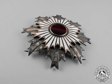 Order of the Rising Sun, I Class Breast Star Obverse