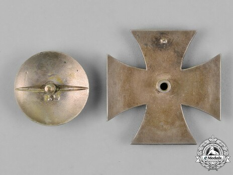 Iron Cross I Class, by R. Souval (L 58, screwback, magnetic) Reverse
