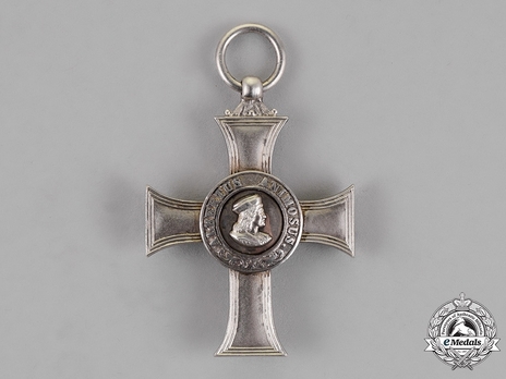 Albert Order, Type II, Civil Division, Albert's Cross (in silver) Obverse